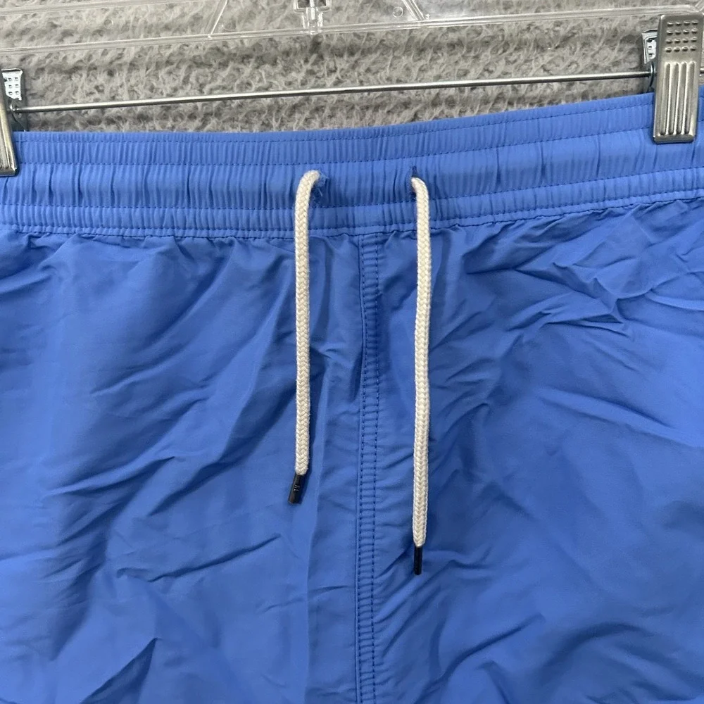 Polo‎ Ralph Lauren Shorts Mens 4XB Big Blue Swim Trunks Board Surf Pony Lined